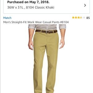 Men’s khaki pants 36X 32 NWT